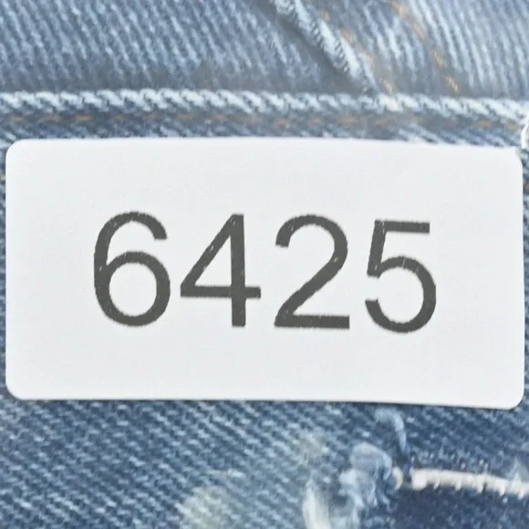 Sandro David Denim Jacket Womens Sz 36 Blue Faux Shearling Trimmed Trucker Jean - Picture 15 of 16